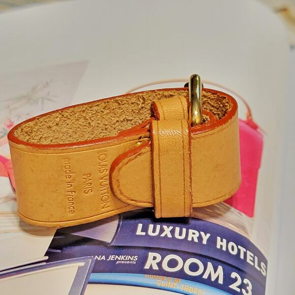 Louis Vuitton Strap Natural Vachetta Fastener Poignet for Keepall Bag 1 Pc